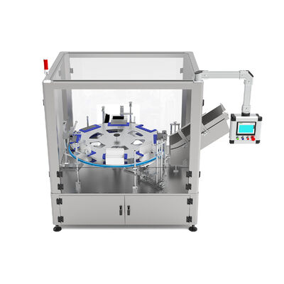 Καλή τιμή Μεγάλο κουτί με σύστημα γρήγορης αλλαγής 8 σταθμών για ταχεία συσκευασία μεγάλων κουτιών έως 200x130mm σε απευθείας σύνδεση