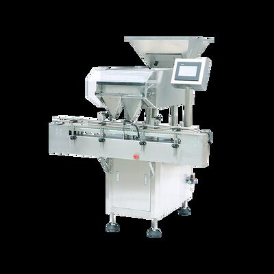 Καλή τιμή Μηχάνημα καταμέτρησης δισκίων χωρητικότητας 15 για χάπια 5-25mm σε τετράγωνο πλαστικό μπουκάλι σε απευθείας σύνδεση