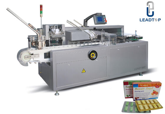 Καλή τιμή Τσίχλα που συσκευάζει το αυτόματο κονσερβοποιώντας χαρτοκιβώτιο 50 - 100 μηχανών ανά λεπτό σε απευθείας σύνδεση