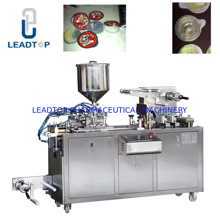 Μηχανή συσκευασίας κυψελών 25mm με PLC και περιστροφικό τραπέζι εργασίας