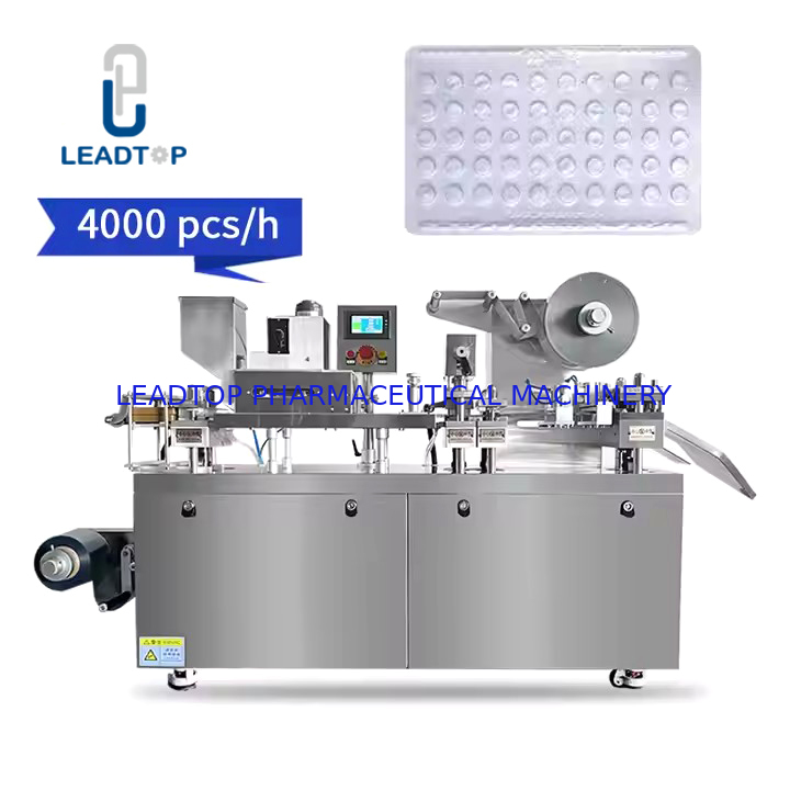 Μηχανή Συσκευασίας Blister Υψηλής Ταχύτητας 1.5KW για Υγρά ή Πάστες 30-60 τεμάχια/λεπτό