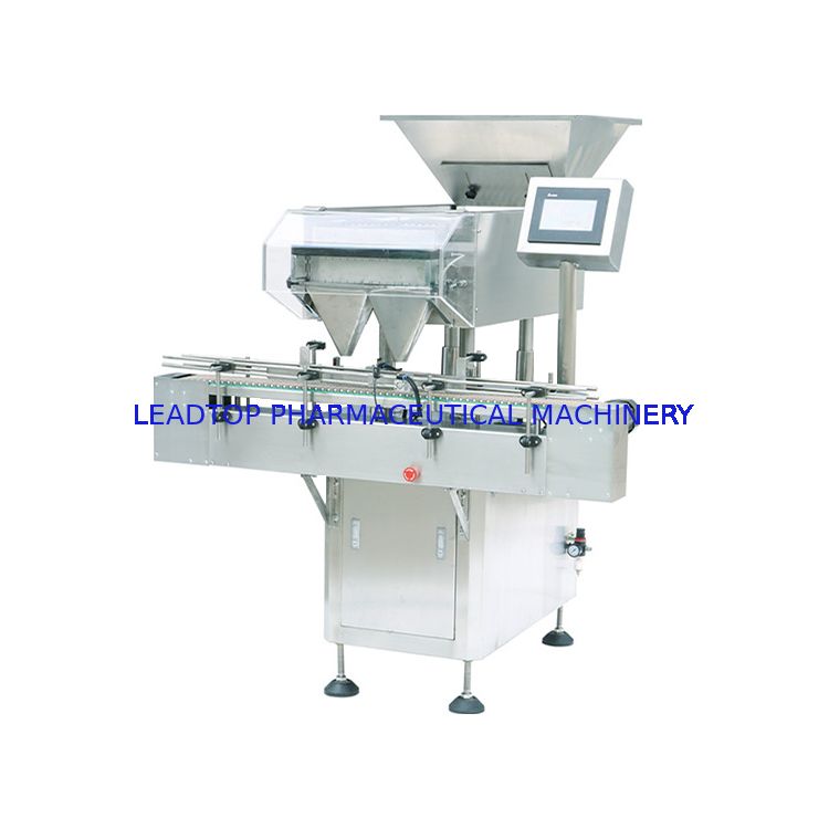 Μηχάνημα καταμέτρησης δισκίων χωρητικότητας 15 για χάπια 5-25mm σε τετράγωνο πλαστικό μπουκάλι