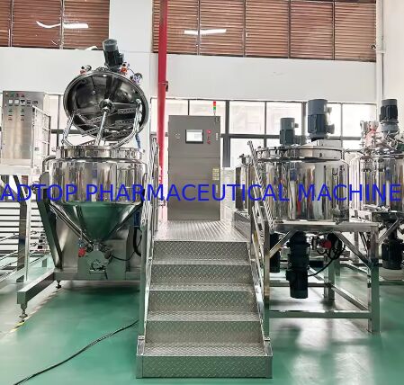 Ζεστή πώληση Υψηλής ποιότητας PLC ελεγχόμενο κενό υπερήχων ανοξείδωτου χάλυβα καλλυντικά κρέμα προσώπου φροντίδα του δέρματος συσκευή γαλακτωματοποιητή