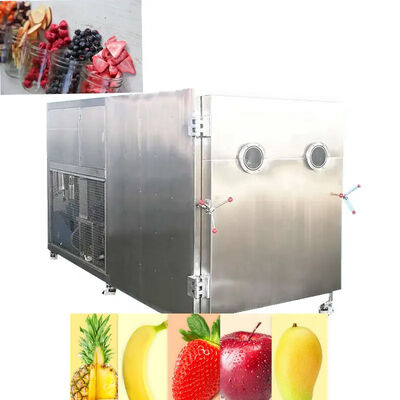 Καλή τιμή Industry Vacuum Freeze Dryer Machine Strawberry Fruit And Vegetable 120Kw 25kg / Batch σε απευθείας σύνδεση