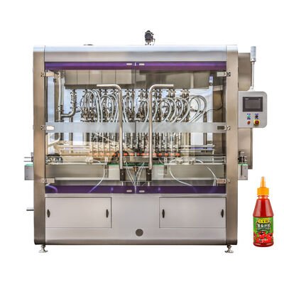 Καλή τιμή 700 kg βάρος Ροταριακή αυτόματη μηχανή πλήρωσης φιαλών υγρού 6 kW κατανάλωση ενέργειας Πιστοποιημένη CE σε απευθείας σύνδεση