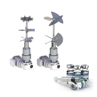 Καλή τιμή Μεγάλη ροπή μαγνητικός αναμειγνυτής για εκρηκτικά μέσα ATEX πιστοποιημένο με Hastelloy λεπίδες και CIP-ready υγιεινό σχεδιασμό σε απευθείας σύνδεση