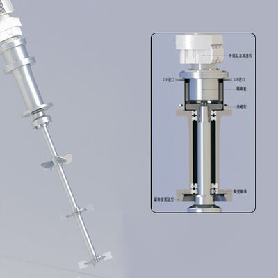 Καλή τιμή Πάνω Μαγνητική Λεβήτιση Μικρατήρα Τροφίμων Βιοφαρμακευτική Χημική 316L SS FDA GMP Μηδενικό Υποκείμενο Φόρεμα Αδιάβρωστο σε απευθείας σύνδεση