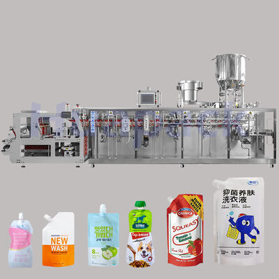 Καλή τιμή High Productivity Plastic Pouch Food Coffee Bean Pet Food Rice Filling Horizontal multifunctional packaging machine σε απευθείας σύνδεση