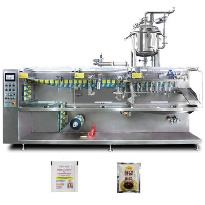 Καλή τιμή Roll Film Standup Pouch Top Spout Doypack Milk Tea Filling Horizontal multifunctional packaging machine σε απευθείας σύνδεση