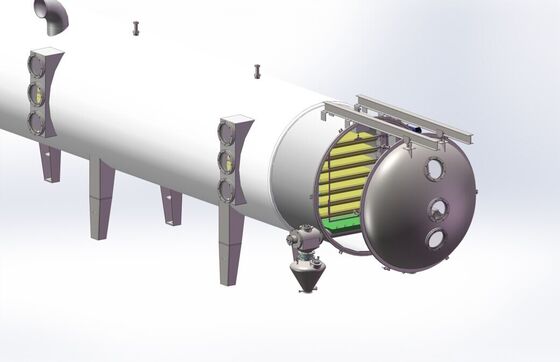 Καλή τιμή Υψηλοί αποδοτικοί κενοί φαρμακευτικοί στεγνωτήρες αποξηραντικών μηχανών ζωνών για την ξήρανση του πετρελαίου κάνναβης σε απευθείας σύνδεση