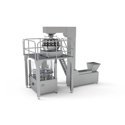 Καλή τιμή ζυγίζοντας μηχανή συσκευασίας 220V 50Hz 25bags/Min 0.7Mpa σε απευθείας σύνδεση